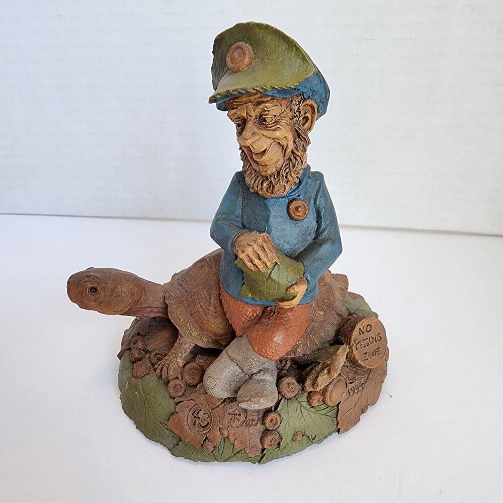 Vtg Tim Wolfe/Tom Clark No Passing Zone Gnome Figurine Turtle Sailor #43 Signed